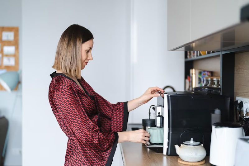 Coffee in kitchen