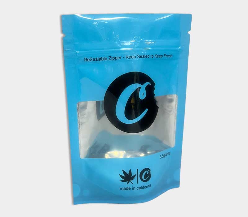 custom cannabis stand up pouches