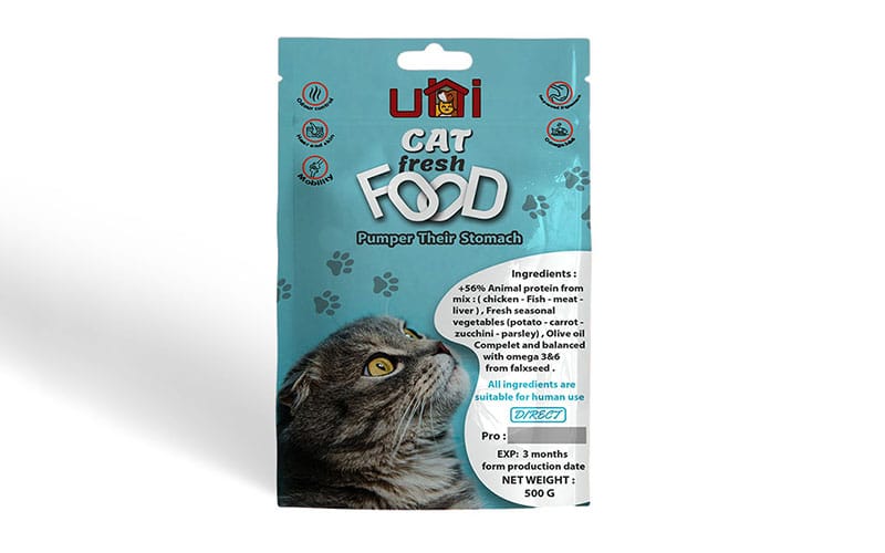 500g pet cat dog food packaging bags