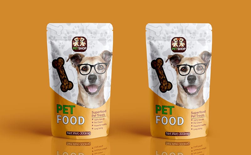 pet food stand up pouches